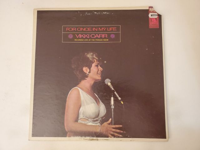 Vikki Carr For Once In My Life vinyl record