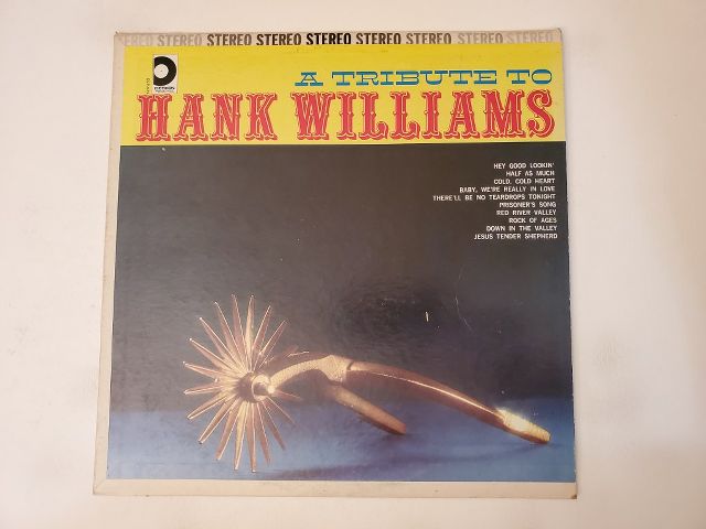 Unknown A Tribute to Hank Williams vinyl record