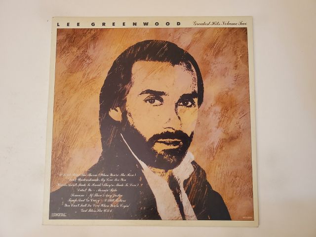 Lee Greenwood Greatest Hits Volume Two vinyl record