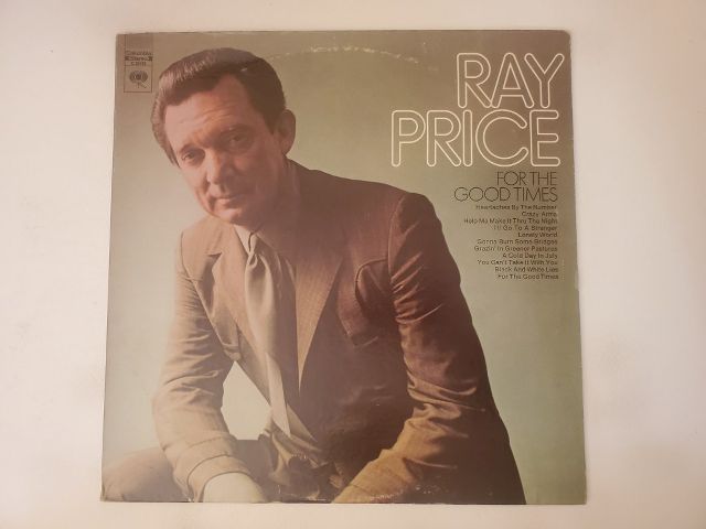 Ray Price For the Good Times vinyl record
