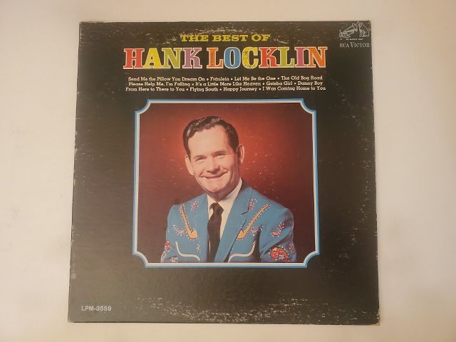 Hank Locklin The Best of Hank Locklin vinyl record