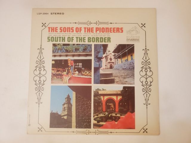 The Sons of the Pioneers South of the Border vinyl record