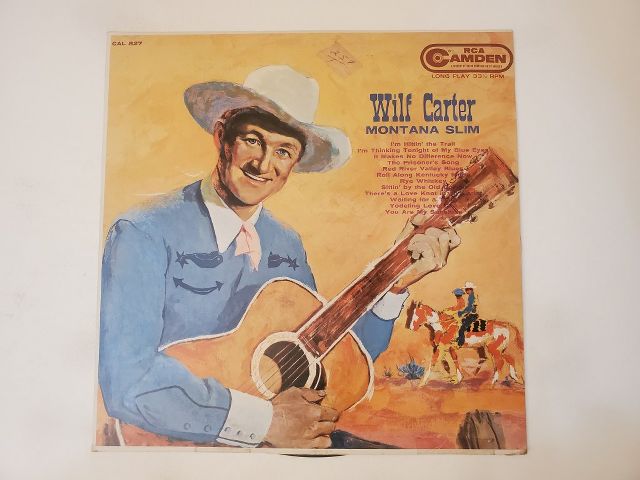 Wilf Carter Montana Slim vinyl record
