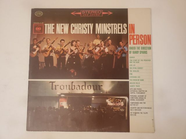 The New Christy Minstrels In Person vinyl record