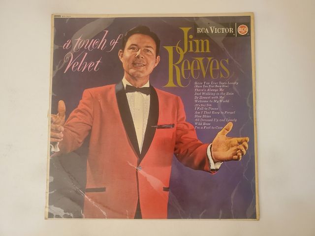 Jim Reeves A Touch of Velvet vinyl record