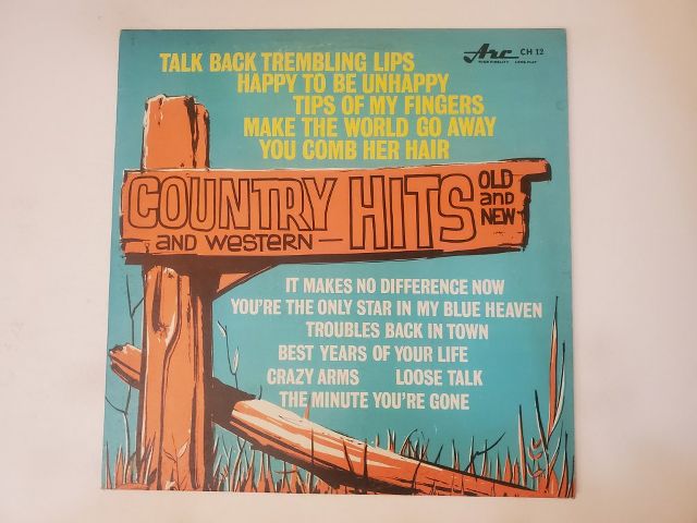 Various Artists Country Hits: Old and New vinyl record