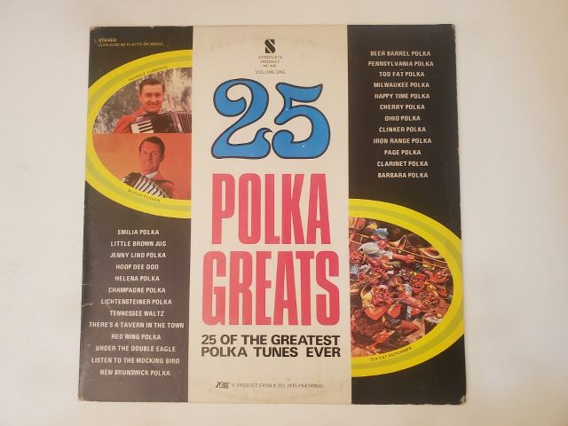 Frankie Yankovic / Myron Floren / Six Fat Dutchmen 25 Polka Greats vinyl record