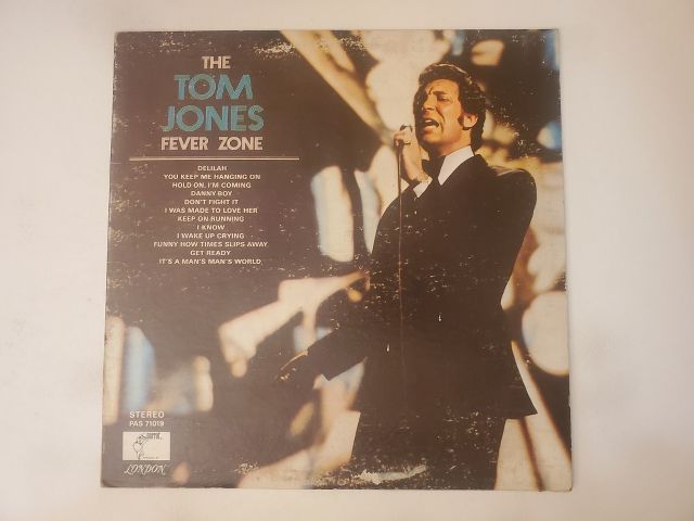 Tom Jones Fever Zone vinyl record
