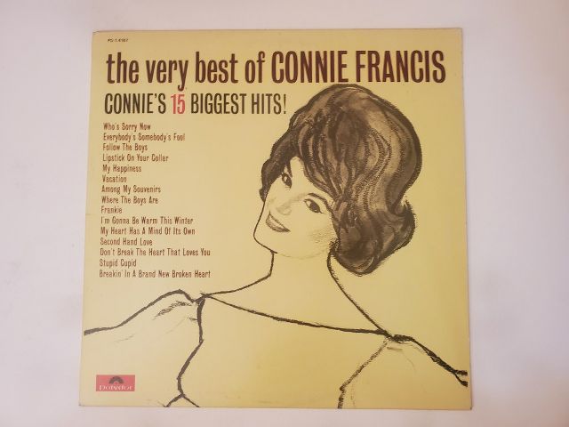 Connie Francis The Very Best of Connie Francis: Connie?s 15 Biggest Hits vinyl record