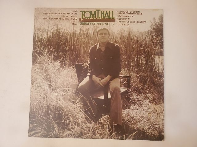 Tom T. Hall Greatest Hits - Vol. 2 vinyl record