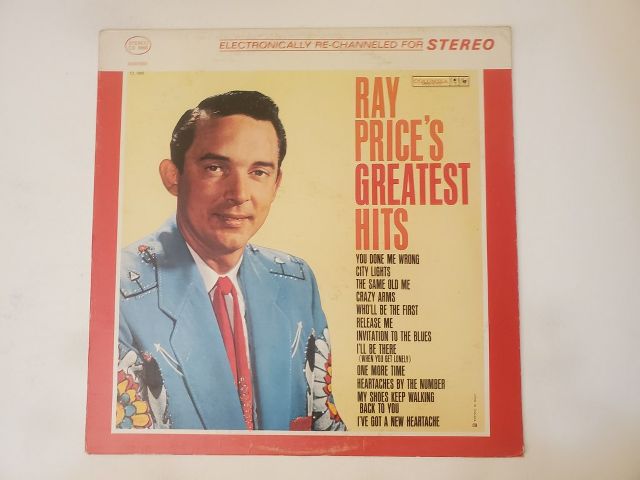 Ray Price Ray Price's Greatest Hits vinyl record