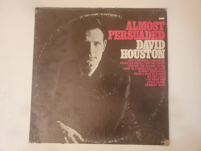 David Houston Almost Persuaded vinyl record