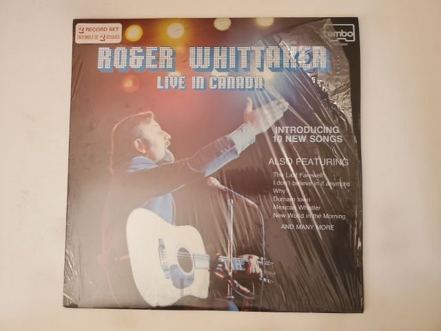 Roger Whittaker Live in Canada vinyl record