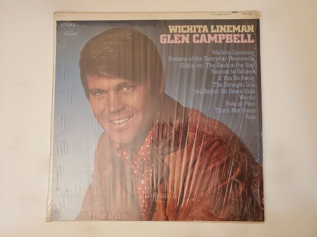 Glen Campbell Wichita Lineman vinyl record