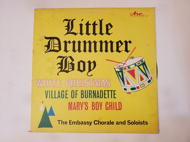 The Embassy Chorale and Soloists Little Drummer Boy vinyl record