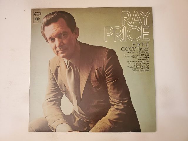 Ray Price For the Good Times vinyl record