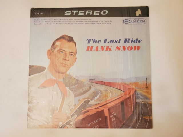 Hank Snow The Last Ride vinyl record