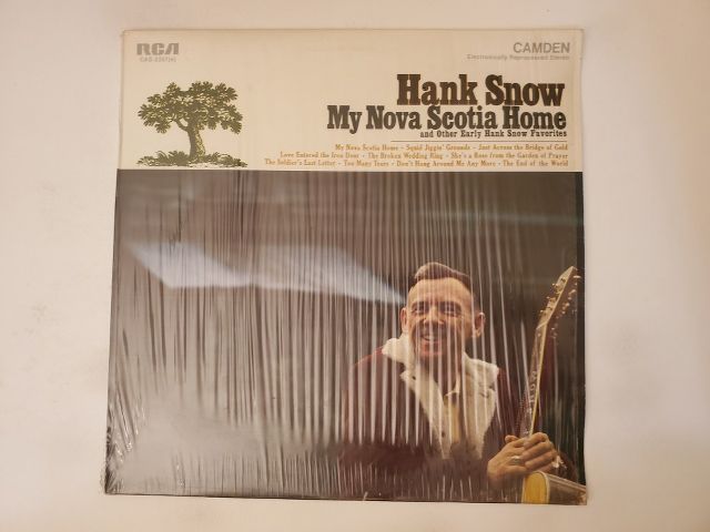 Hank Snow My Nova Scotia Home vinyl record