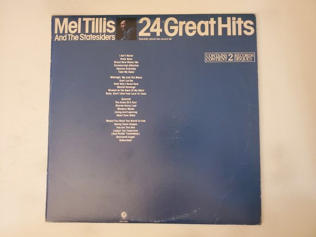 Mel Tillis and The Statesiders 24 Great Hits vinyl record