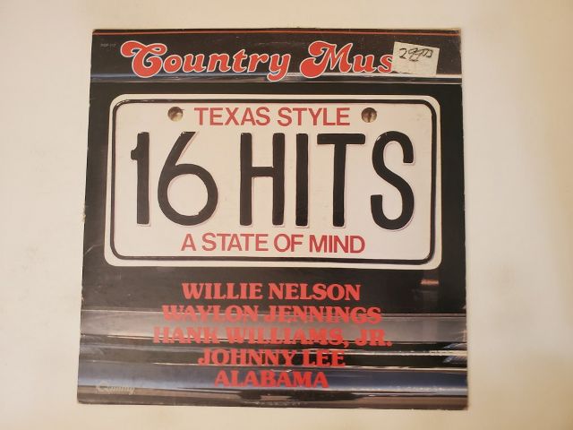 Various 16 Hits: Texas Style - A State of Mind vinyl record