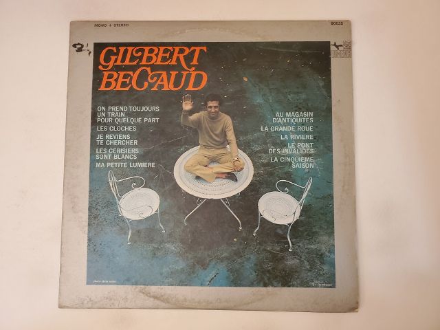 Gilbert B?caud On prend toujours un train pour quelque part vinyl record