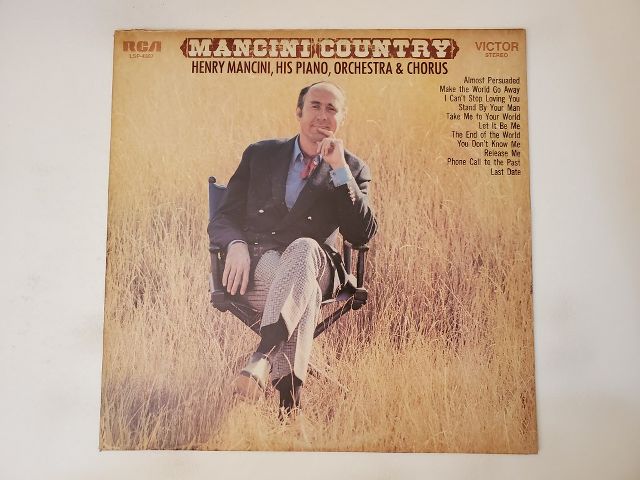 Henry Mancini, His Piano, Orchestra & Chorus Mancini Country vinyl record