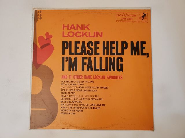 Hank Locklin Please Help Me, I'm Falling vinyl record