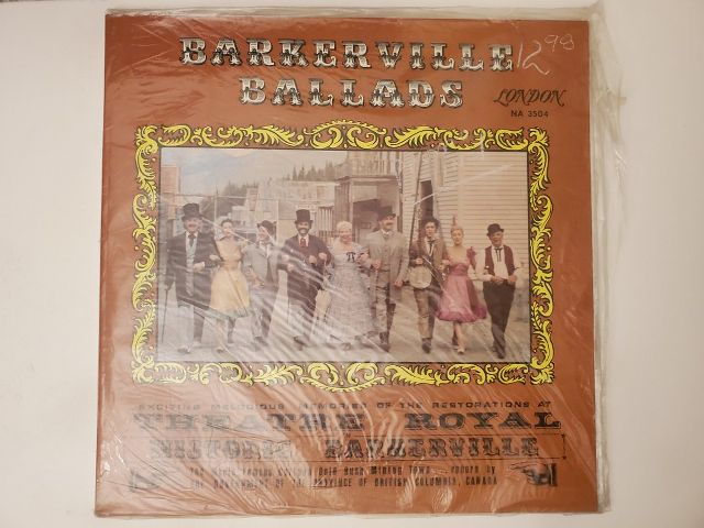 Unknown Barkerville Ballads vinyl record