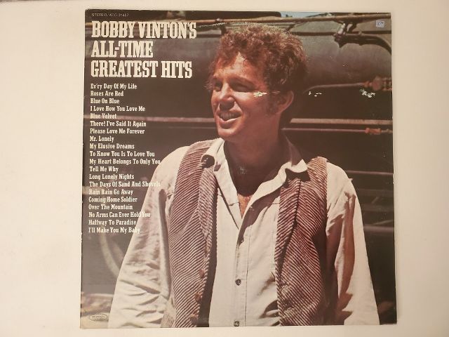 Bobby Vinton All-Time Greatest Hits vinyl record