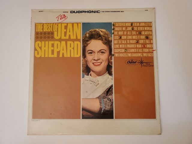 Jean Shepard The Best of Jean Shepard vinyl record