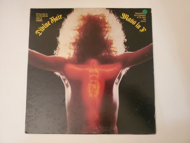 Broadway cast of HAIR Divine Hair Mass in F vinyl record