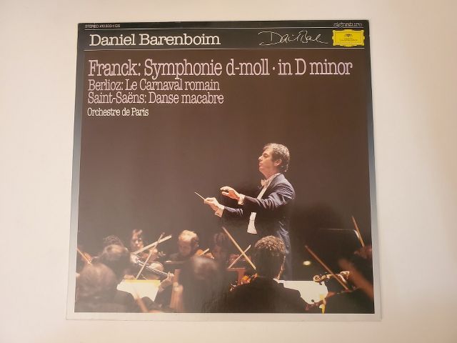 Daniel Barenboim Franck: Symphonie d-moll ? in D minor vinyl record