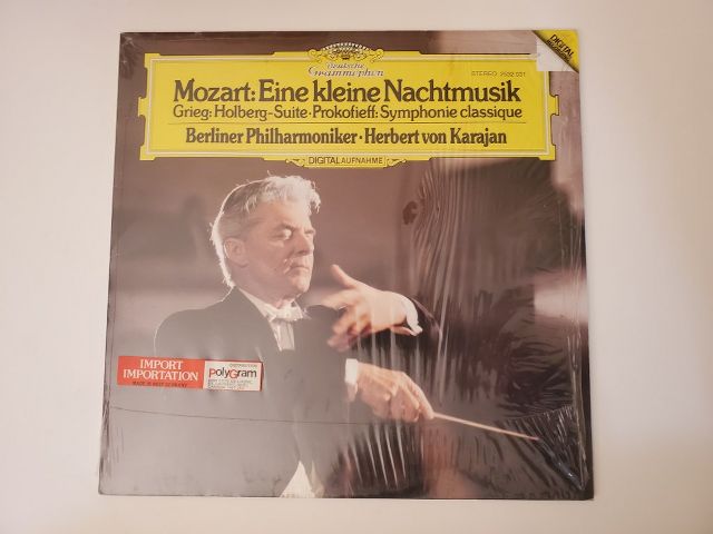 Berliner Philharmoniker - Herbert von Karajan Mozart: Eine kleine Nachtmusik, Grieg: Holberg-Suite, Prokofieff: Symphonie classique vinyl record
