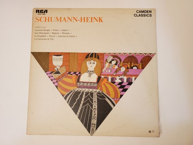 Schumann-Heink Arias from Lucrezia Borgia and Others vinyl record