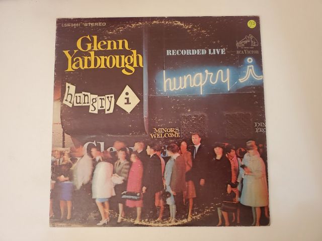 Glenn Yarbrough Recorded Live: Hungry i vinyl record