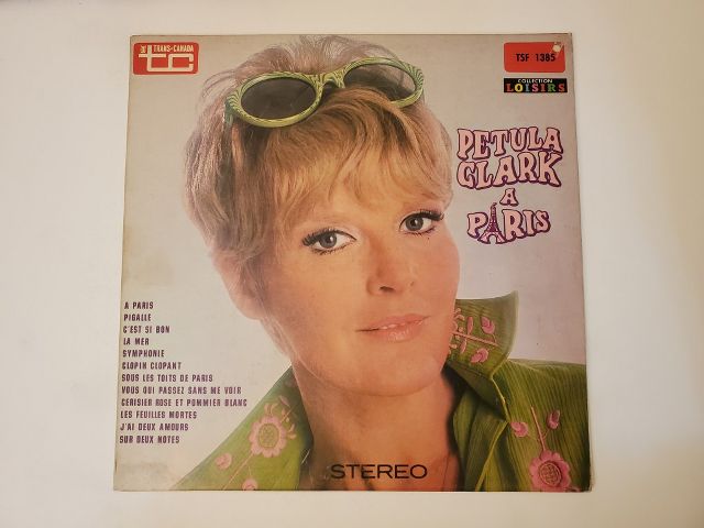 Petula Clark A Paris vinyl record