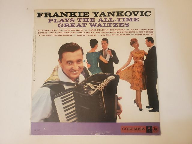 Frankie Yankovic Plays the All-Time Great Waltzes vinyl record
