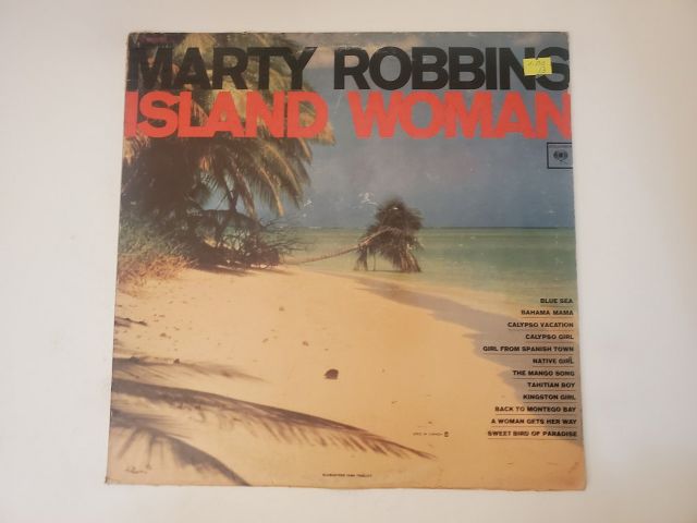 Marty Robbins Island Woman vinyl record