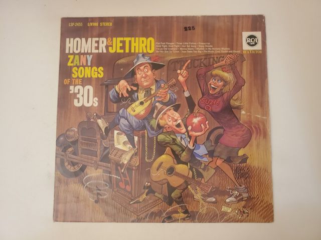 Homer & Jethro Zany Songs of the '30s vinyl record