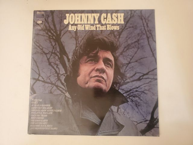Johnny Cash Any Old Wind That Blows vinyl record