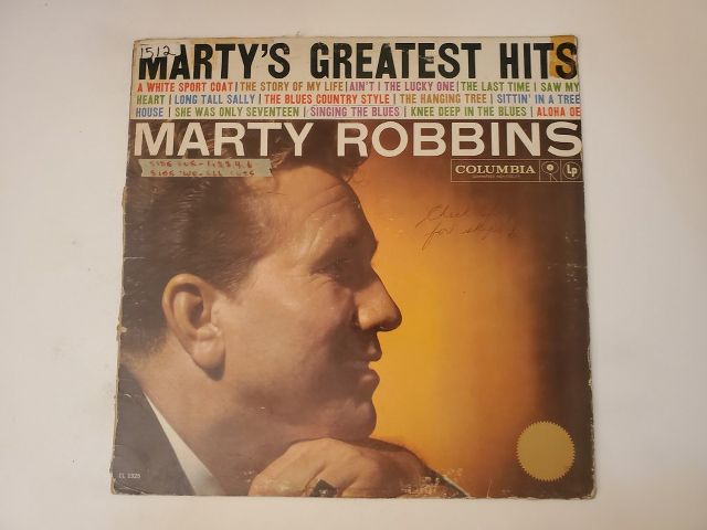 Marty Robbins Marty's Greatest Hits vinyl record
