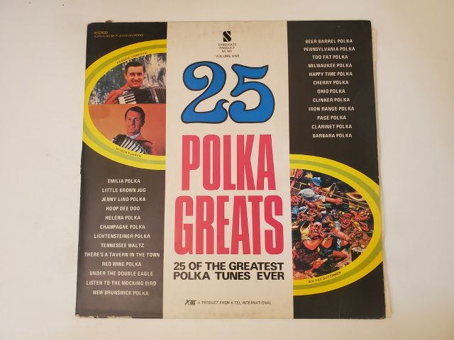 Various Artists 25 Polka Greats vinyl record