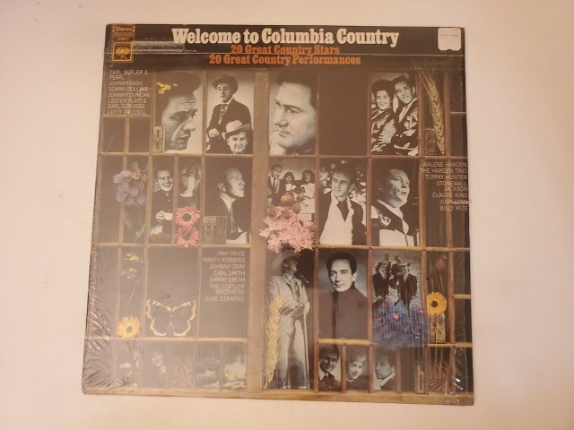 Various Artists Welcome to Columbia Country: 20 Great Country Stars, 20 Great Country Performances vinyl record