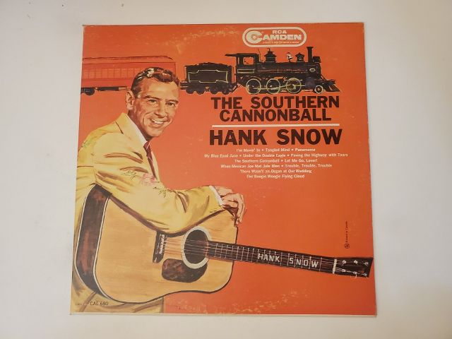 Hank Snow The Southern Cannonball vinyl record