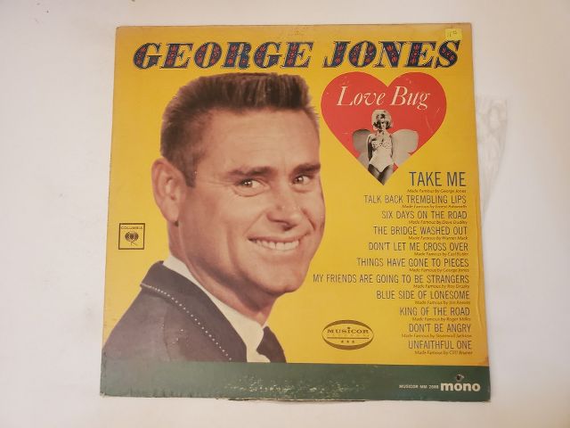 George Jones Love Bug vinyl record