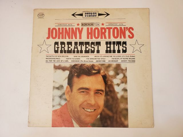 Johnny Horton Greatest Hits vinyl record