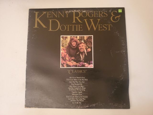 Kenny Rogers & Dottie West Classics vinyl record