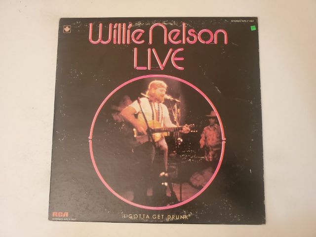 Willie Nelson Willie Nelson Live vinyl record