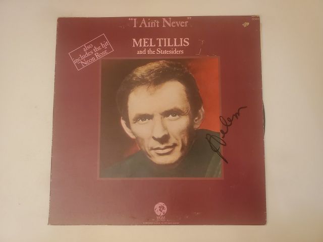 Mel Tillis and The Statesiders I Ain't Never vinyl record