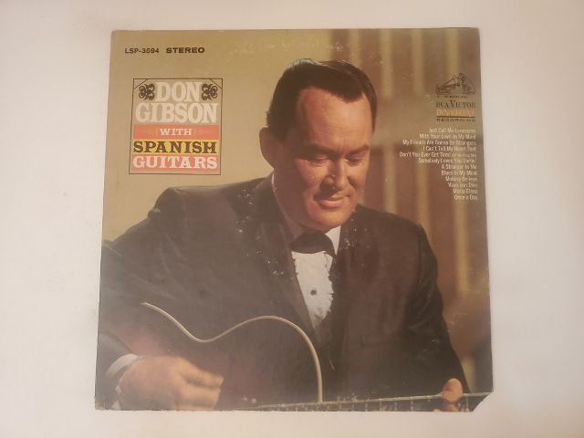 Don Gibson With Spanish Guitars vinyl record